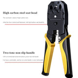 Network Cable Crimper Crimping Pliers Machine Cat5 Ethernet LAN Network Tool Computer Networking Tools for RJ45/RJ11 6P8P4P