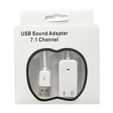 USB Interface Sound Card 7.1 Channel Audio Interface Plug and Play USB Sound Card cable