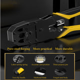 Network Cable Crimper Crimping Pliers Machine Cat5 Ethernet LAN Network Tool Computer Networking Tools for RJ45/RJ11 6P8P4P