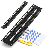 Cat6 48ports Patch Panels W/O Modules Network 8 12 24 25 48 50 Port RJ11 RJ45 Cat3 Cat5e Cat6 Cat7 Fiber Optic