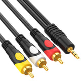 Factory wholesale video cable RCA 3.5 to 2 for engineering commercial audio cable