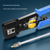 Multi-Function EZ Pass-Through Crimper Cat5 Cat6 Stainless Steel Lan Cat 5e Cat 6 Hand Network EZ Crimp Tool