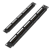 Cat5e 24 ports Patch Panels W/O Modules Network 8 12 24 25 48 50 Port RJ11 RJ45 Cat3 Cat5e Cat6 Cat7 Fiber Optic