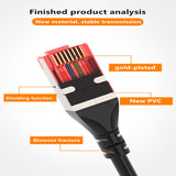 Cat6 Ethernet Cable - Network Internet Cord - Solid, 550Mhz, FTP, CMR, Riser Rated, Pure Bare Copper Wire