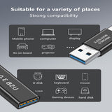 USB Adapter USB 3.0 USB 3.1 Male to Female Mobile Charger Adapter