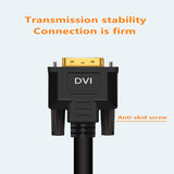 Factory Wholesaler Male To Male 24+1 Pin 24K gold plated HDTV to DVI cable 6FT 1080P