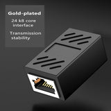 High quality shielded network pass-through female to male adapter connector factory direct sales