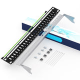 Cat 7 24 ports/48 ports Patch Panel W/O Modules Network 8 12 24 25 48 50 Port RJ11 RJ45 Cat3 Cat5e Cat6 Cat7 Fiber Optic