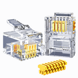 Production and wholesale telephone RJ11 connector 6P6C, 6P4C, 6P2C, 4P2C, telephone crystal head