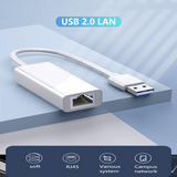 10/100/1000M/2.5G Network Cable Thunderbolt 3 RJ45 LAN 2.5Gbps USB C to Ethernet Adapter for MacBook Pro