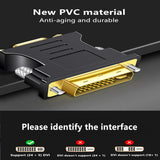 DVI Male to VGA High Quality DVI Male to VGA Adapter Golden-Plated Converter Support For VGA1080P LCD