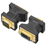 DVI Male to VGA High Quality DVI Male to VGA Adapter Golden-Plated Converter Support For VGA1080P LCD