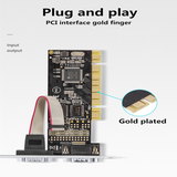 PCI Expansion Card PCI to RS232 Serial Port COM & Parallel Port Add On Card DB25 Printer LPT PC Accessories