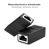 High quality shielded network pass-through female to male adapter connector factory direct sales