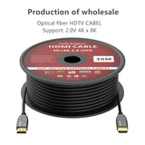 Whole Selling HDTV Fiber Optic Cable 10m HDR HDCP2.2 4K HDTV Optical Fiber Cable