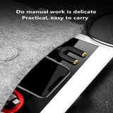 U Type Audio connector Audio connector Jack Microphone Input Earphone Output Adapter 3.5mm Headphones Audio Splitter