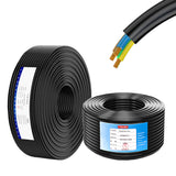 Black sheath Telephone line 2 cores 4 cores Durable and cost-effective telephone line Indoor round indoor cable