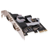 PCI-E Serial Port Card To 9 Pin RS232 Adapter Card PCIE COM Port Expansion Card WCH382L