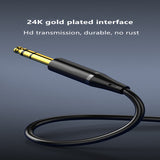 High quality 3.5mm 6.5 to 6.5 Audio Cable Stereo Cord Gold-Plated Male to Male Cable for Car Home Stereo Headphone Speaker