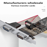 PCI Expansion Card PCI to RS232 Serial Port COM & Parallel Port Add On Card DB25 Printer LPT PC Accessories