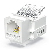 rj45 cat3 IDC Dual IDC keystone jack cat3 Free Module