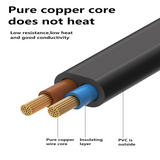 1.5m 1.8m Black High Quality EU Power Cord For Laptop Desktop Computer Power Cable C13 C7 C5