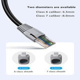 Cat6 cat7 crystal head sheath network cable safety subnetwork line crystal head sheath