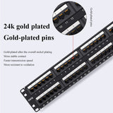 Cat6 48ports Patch Panels W/O Modules Network 8 12 24 25 48 50 Port RJ11 RJ45 Cat3 Cat5e Cat6 Cat7 Fiber Optic