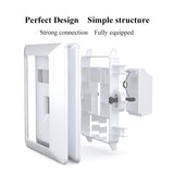 Dual port network panel 86x86mm Single- and Dual-Port Keystone Outlets with Shutter