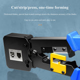 Multi-Function EZ Pass-Through Crimper Cat5 Cat6 Stainless Steel Lan Cat 5e Cat 6 Hand Network EZ Crimp Tool