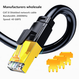 RJ45 CAT8 Ethernet Cable RJ45 Lan Cable Networking Ethernet Patch Cord for Computer Router Laptop Network Cable
