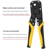 Crimping Tool 8P/Rj-45 & 6P/Rj-12 Rj-11 Crimp Cut Strip Tool Crimper Network Cable Crimping Pliers Cutter