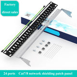 Cat 7 24 ports/48 ports Patch Panel W/O Modules Network 8 12 24 25 48 50 Port RJ11 RJ45 Cat3 Cat5e Cat6 Cat7 Fiber Optic