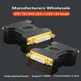 DVI to DVI Adapter good condition Male to Female Adapter with Gold Plated Cord high quality