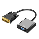 DVI to VGA Adapter 1080p Active DVI-D to VGA Adapter Converter 24+1 Male to Female Adapter