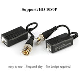 1080P BNC Video Balun Passive CCTV Twisted Pair Transmitter Cable UTP Balun For 2MP AHD/CVI/TVI/CVBS Camera