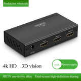 1 to 2 hdtv splitter 2 output hdtv splitter YUV4: 4:4 HDR 4k hdtv splitter 1x2