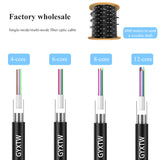 fiber optic cable 4/6/8/12 core outdoor 4/6/8/12 Center Tube Light Armored Optical Cable