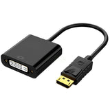 DisplayPort to DVI Adapter, Gold-Plated Male to Female Compatible with Computer, Desktop, Laptop, PC, Monitor, Projector, HDTV