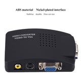 HD RCA CVBS AV TO VGA Adapter HD video Converter Good quality AV TO VGA Converter for HDTV PC