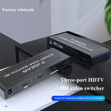 Hot Selling New Arrival supports Full HD 4K 1080P 3D 3 Port 3 in 1 out HDTV Switch