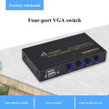 VGA switcher 4 Port VGA Video sharing 1-in-4-out