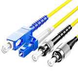 SC/ APC -- SC /UPC connector / Single-Mode Fiber Optic Cable Jumper Optical Patch Cord