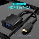 HDTV to VGA Adapter Male to Female for Computer Desktop Laptop PC Monitor Projector and HDTV