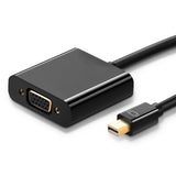 Mini DisplayPort to VGA Adapter, Male to Female Adapter Compatible for Computer, Desktop, Laptop, PC, Monitor, Projector, HDTV