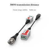 1080P Coax BNC Video Balun CCTV Accessories Passive Transceivers 2000ft Distance UTP Balun For 2MP AHD/CVI/CVBS Camera