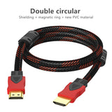 14 version red mixed black network HDTV cable 25 meters HDTV computer cable