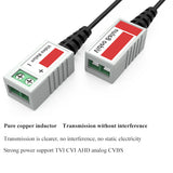 1080P Coax BNC Video Balun CCTV Accessories Passive Transceivers 2000ft Distance UTP Balun For 2MP AHD/CVI/CVBS Camera